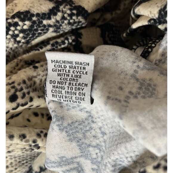 J for Justify XL Snakeskin Strapless Jumpsuit Boho Chic Resort Casual Stretchy - Picture 7 of 7